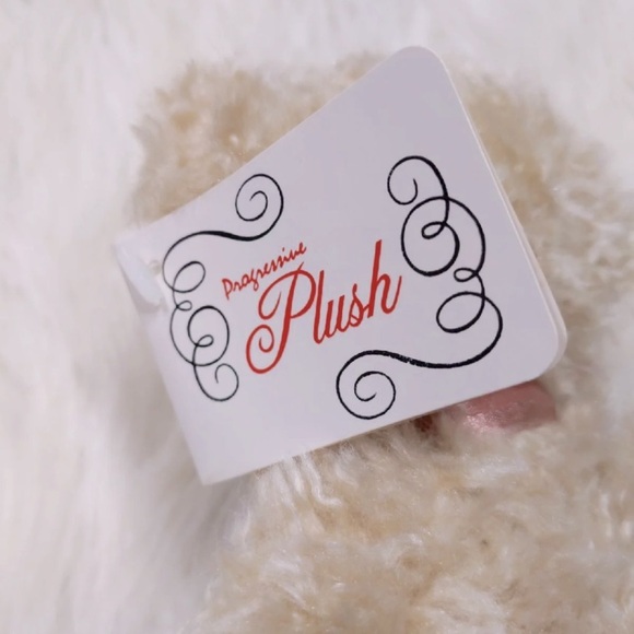 Progressive Plush tan vintage soft small teddy bear
 9 1/4 inches tall - Picture 2 of 4